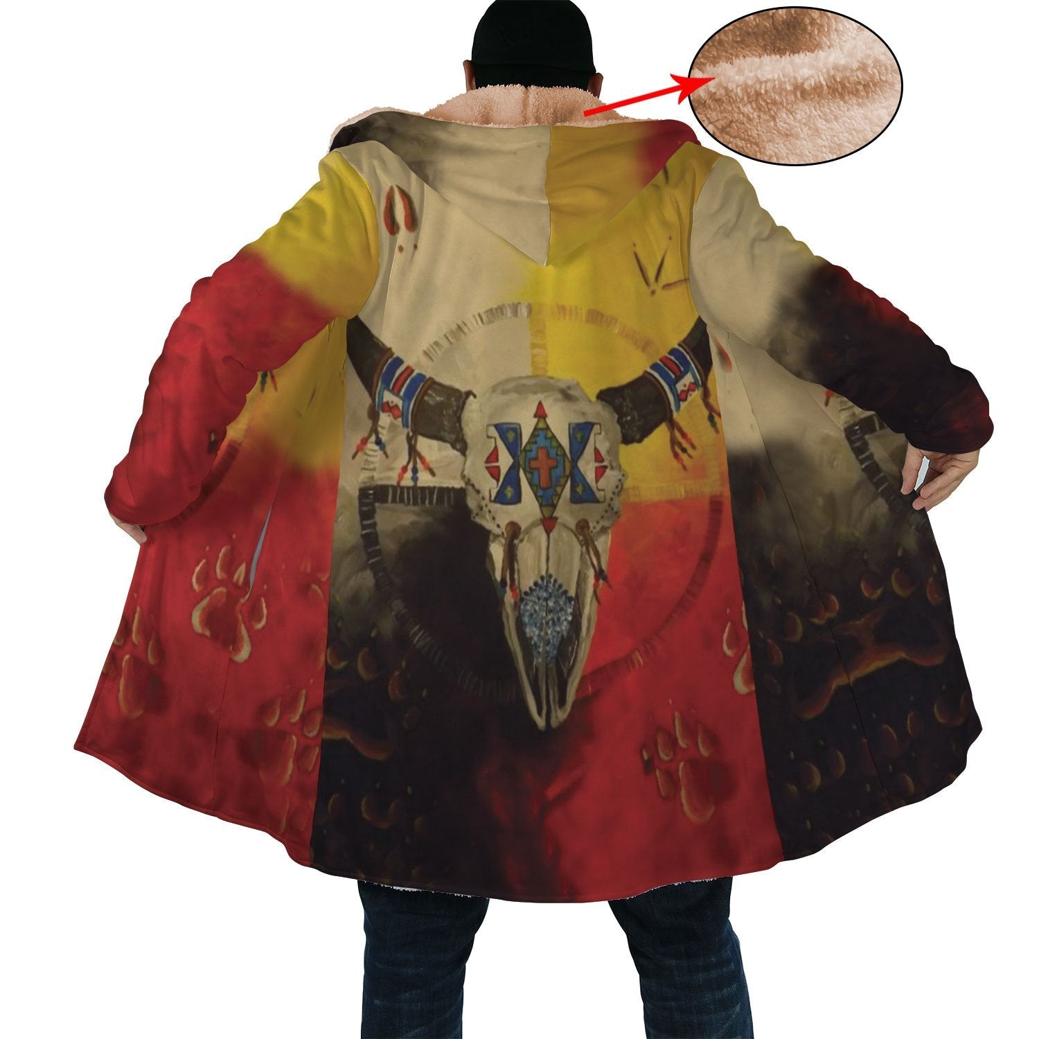 Beautiful Buffalo Native Cloak - Native American Pride Shop