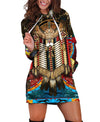 Native Feather Color Hoodie Dress WCS