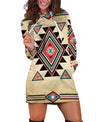 Native Gentle Motifs Hoodie Dress WCS