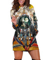 Native Three Wolves Hoodie Dress WCS