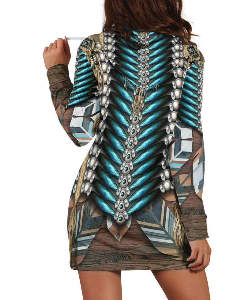 3D Motifs Hoodie Dress WCS