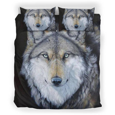 Native White Wolf Bedding Set WCS