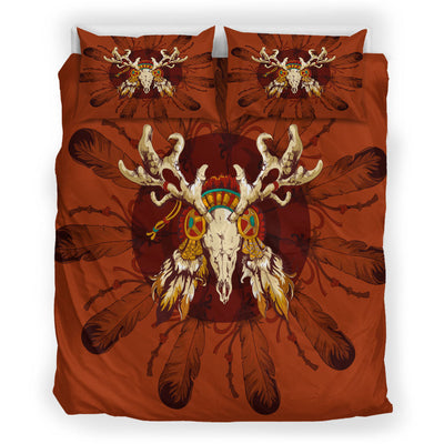 Orange Brown Native Bedding Set WCS