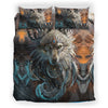 Native Wolf Face Bedding Set WCS