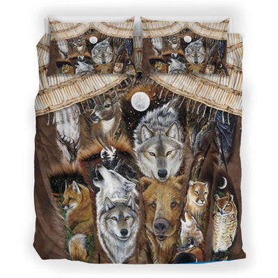 Native Wolf Bedding Set WCS