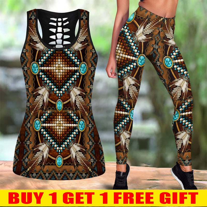 Native American Tank Top & Legging Set 14 WCS