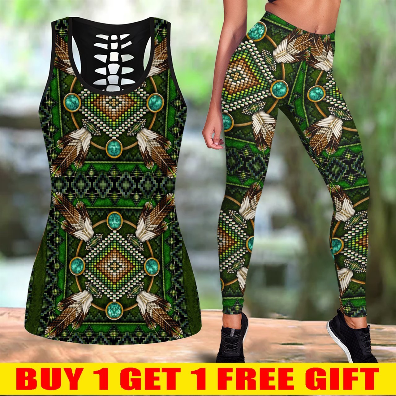 Native American Tank Top & Legging Set 15 WCS