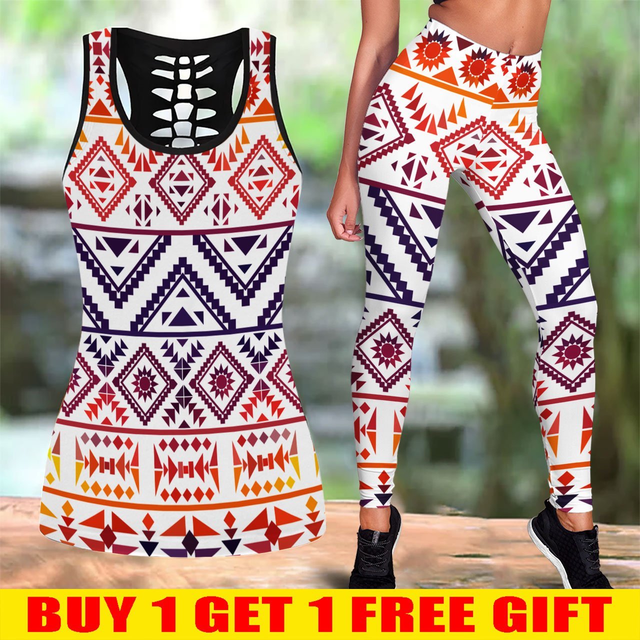 Native American Tank Top & Legging Set 22 WCS