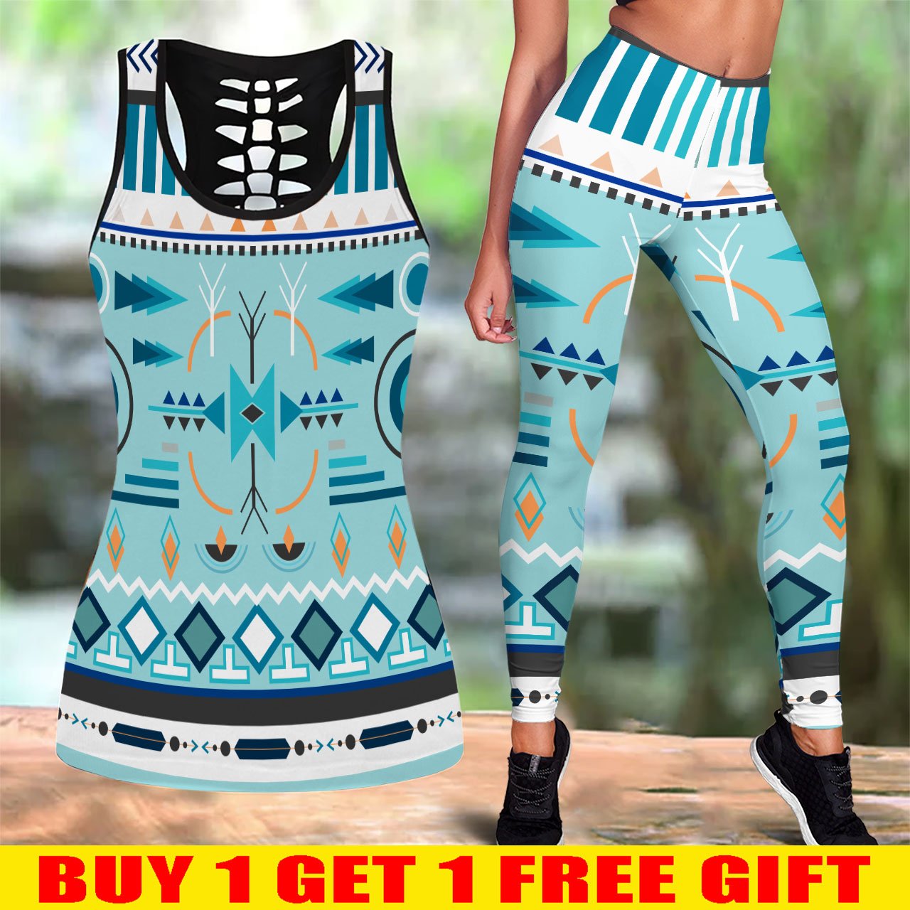 Native American Tank Top & Legging Set 08 WCS