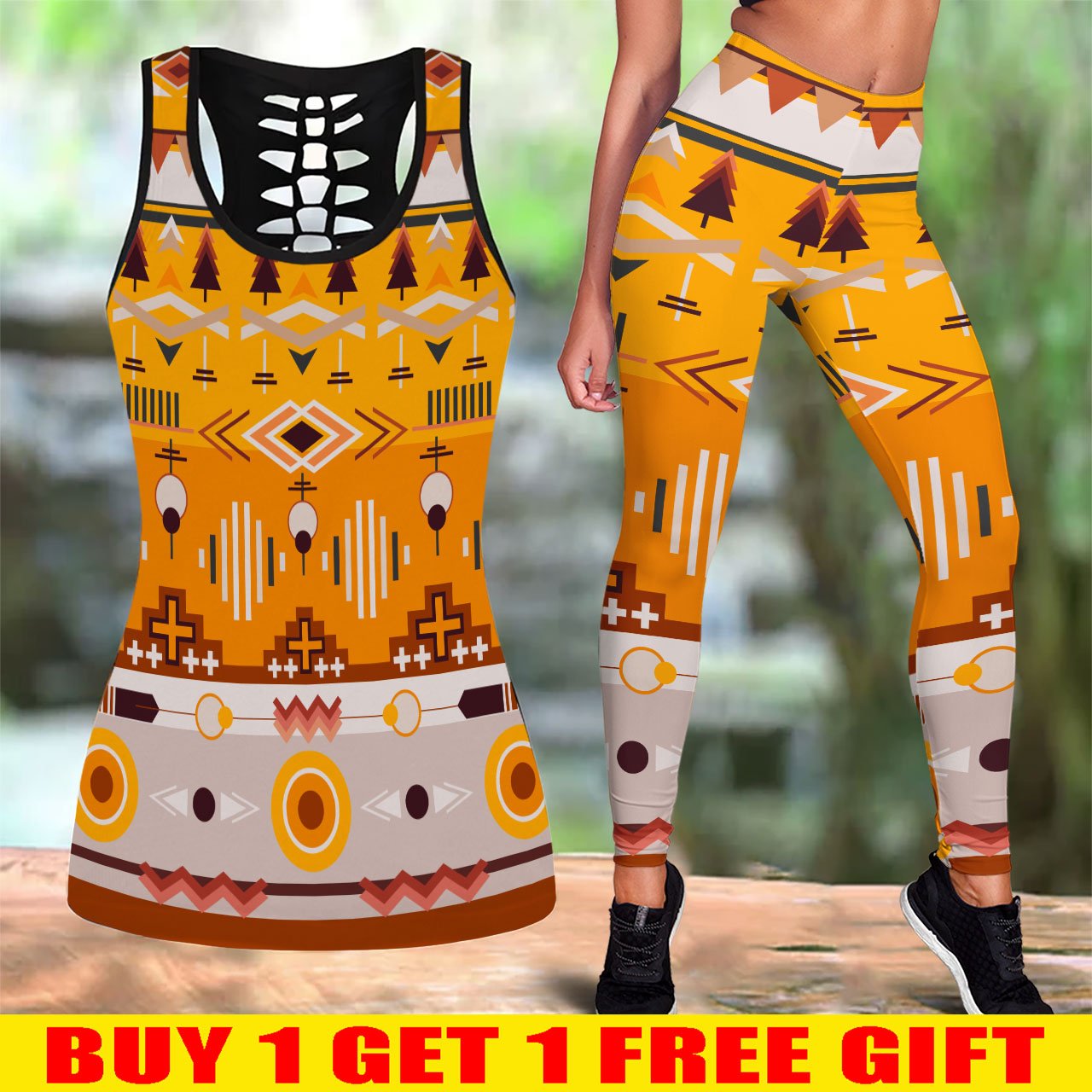 Native American Tank Top & Legging Set 09 WCS