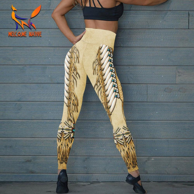 Native Pattern Dream Catcher Leggings WCS