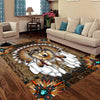 Wolf Native American Rug WCS