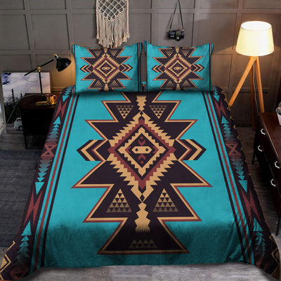 Blue Background Native Bedding Set WCS