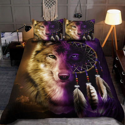 Native Two-Color Wolf Bedding Set WCS