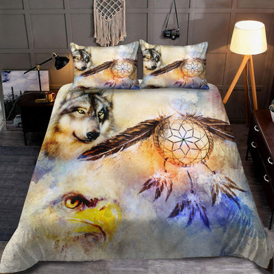 Native Wolf & Falcon Bedding Set WCS