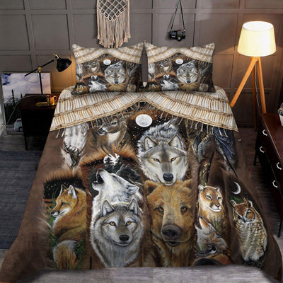 Native Wolf Bedding Set WCS