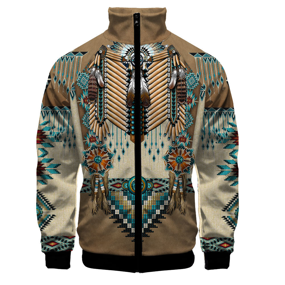 Tribe Pattern Native American 3D Jacket WCS