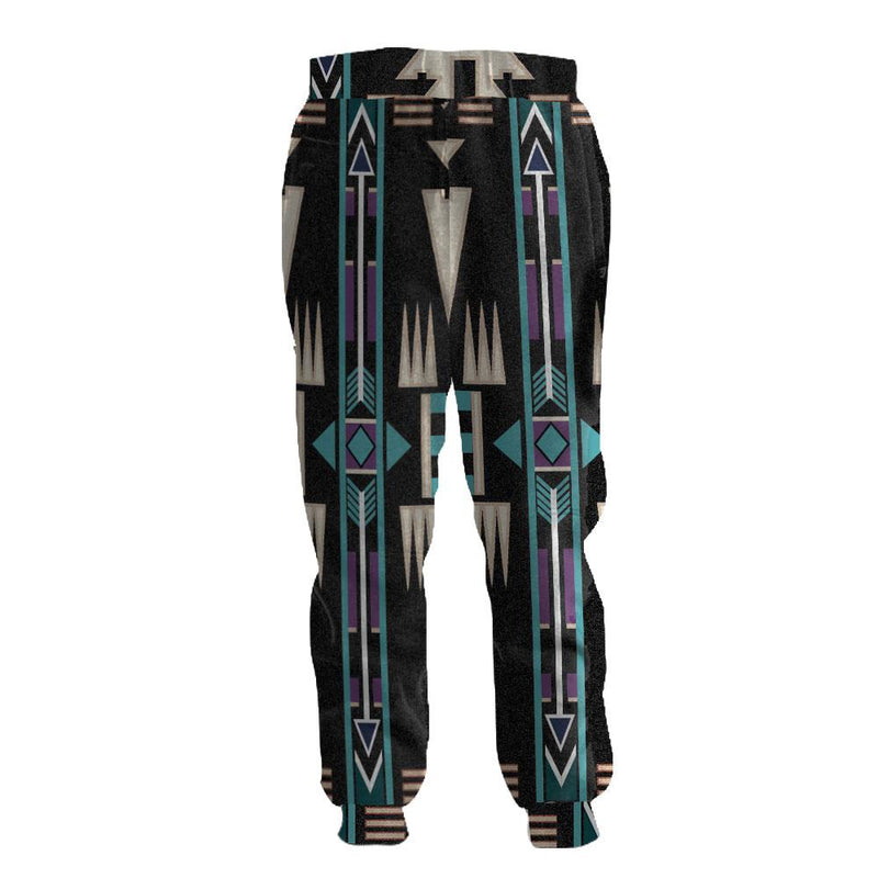 Teal Pattern Native Sweatpants WCS