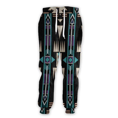 Teal Pattern Native Sweatpants WCS