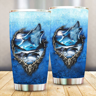 Skull Wolf Tumbler WCS