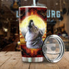 Native Wolf Pattern Tumbler WCS