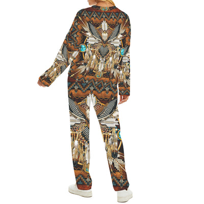 Native American Pattern Women's Pajama Suit WCS