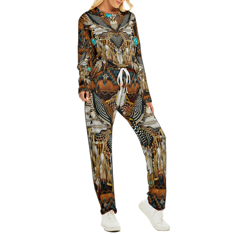 Native American Pattern Women's Pajama Suit WCS