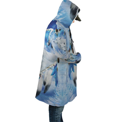 White Wolf Feather Cloak - Native American Pride Shop