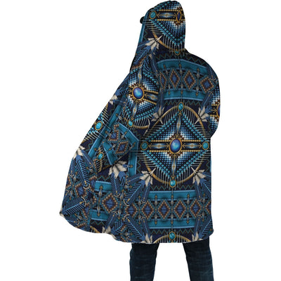 Blue Pattern Native Cloak - Native American Pride Shop