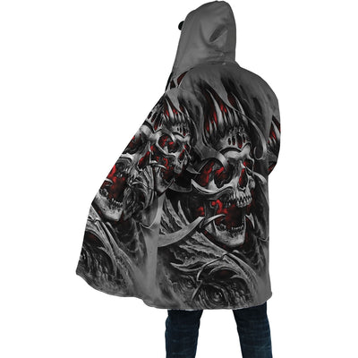 Grey Skull Native Cloak - Native American Pride Shop