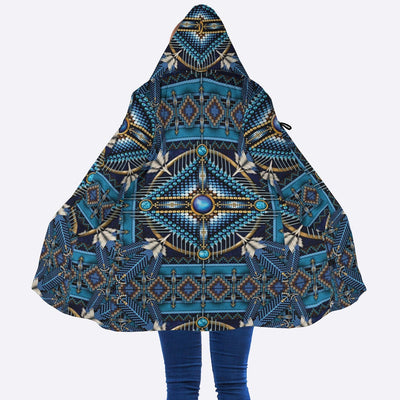 Blue Pattern Native Cloak - Native American Pride Shop