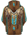 Native Fringed Motifs 3D Hoodie - Native American Pride Shop