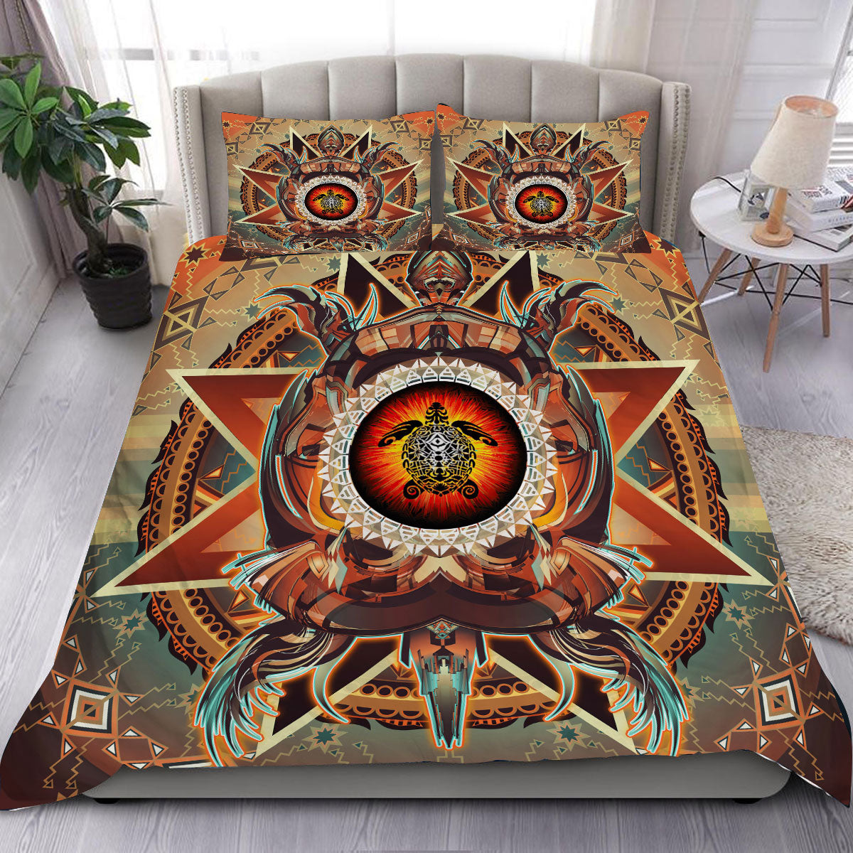 Turtle Spirit Native American Bedding Set WCS