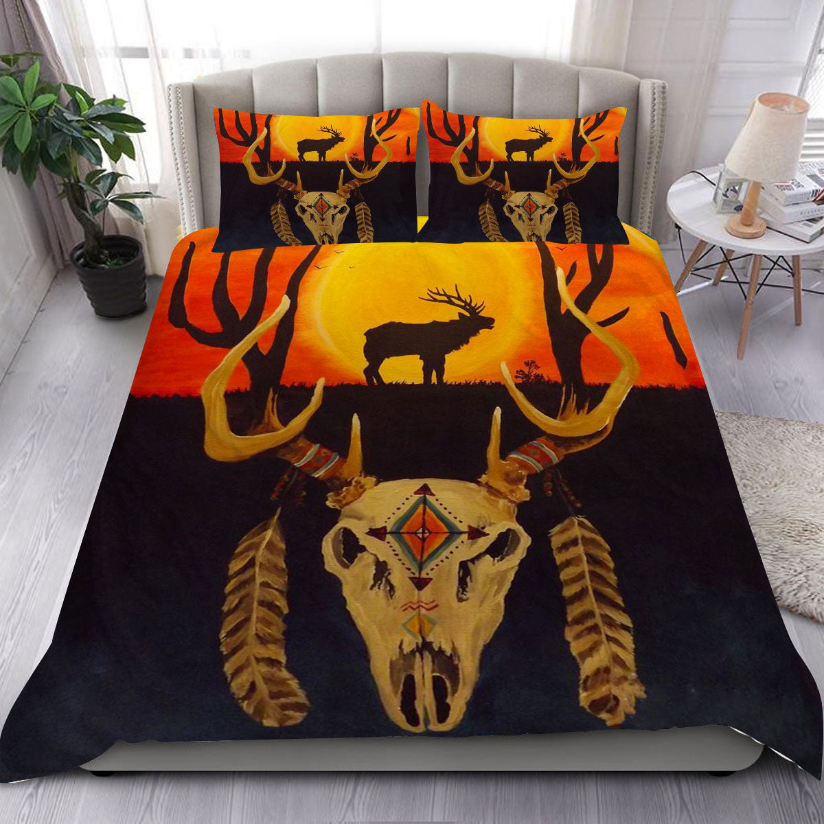 Buffalo Skull Bedding Set WCS