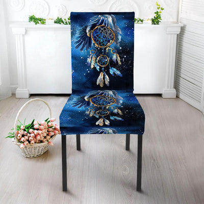 Blue Dreamcatcher Pattern  Design Native American Tablecloth - Chair cover WCS