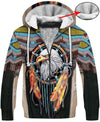 Brown Native Jacket Style 3D Hoodie - Native American Pride Shop