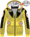 Yellow Native 3D Hoodie - Native American Pride Shop