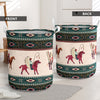 Native American Chief Horse Laundry Basket WCS