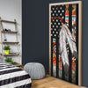 Native American Flag Feather Door Cover WCS