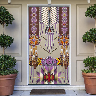 Purple Pattern Breastplate Door Cover WCS