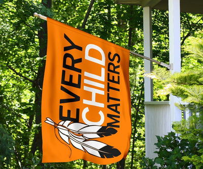 Every Child Matters Flag Orange Shirt Day Decor Children Support Decoration WCS