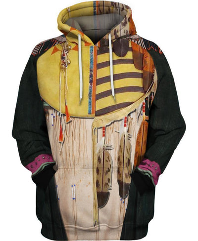 Native shields 3D Hoodie - Native American Pride Shop