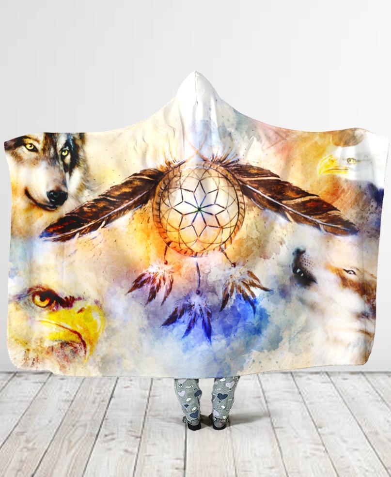 Native Spirit Hooded Blanket WCS