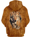 Wolf Head 3D Hoodie - Native American Pride Shop