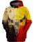 Native Buffalo Skull 3D Hoodie - Native American Pride Shop