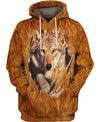 Wolf Head 3D Hoodie - Native American Pride Shop