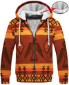 Orange Eagle 3D Hoodie - Native American Pride Shop