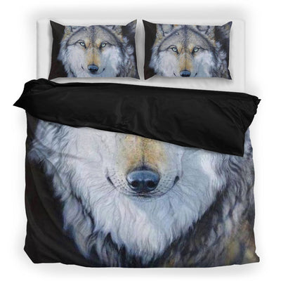 Native White Wolf Bedding Set WCS