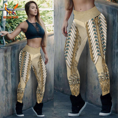 Native Pattern Dream Catcher Leggings WCS