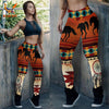 Horse-Shaped Border Dream Catcher Leggings WCS